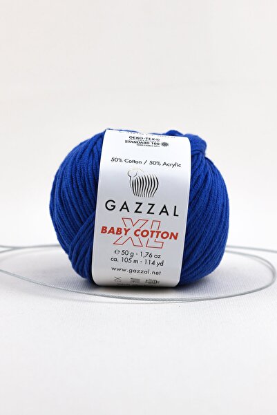 Gazzal Bumbac pentru copii Xl 50 gr, pachet de 5 Amigurimi, fire de tricotat manual Punch Taka Yarn (