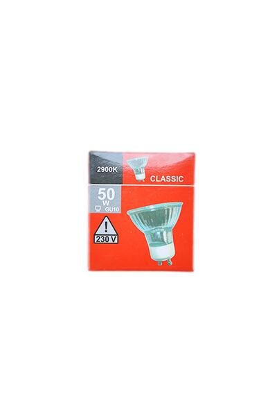 Ligtex Liğtex 50w 230v 3000k Gu10 Halojen Çanak Ampul