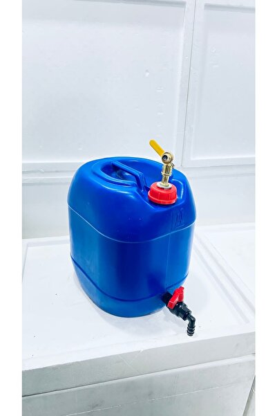 yağmur plastik 30 Litre Bidon Varil Geniş Musluklu Fermante Için 2 Musluklu K...