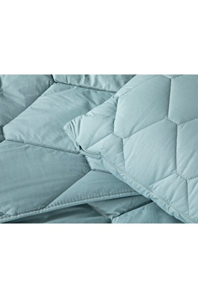 English Home Colorful Cotton Double Pillow Quilt Tk 195X215 cm Water Green