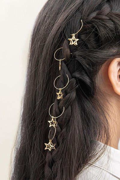 BAHELS Gold Stars Hair Clip Set