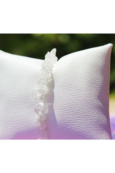 Mıçı Crystal Quartz Stone Anklet Bracelet Natural Stone Broken Stone