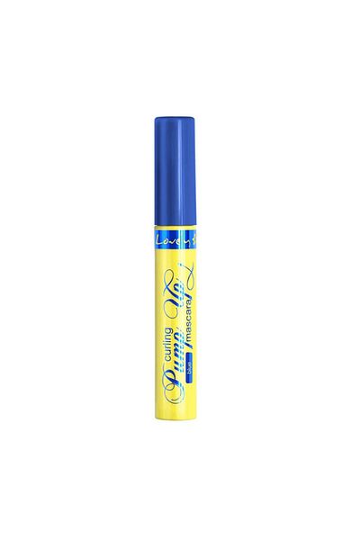 Lovely Blue Mascara that Curls and Lifts Blue Eyelashes