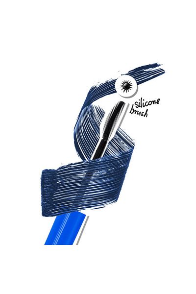 Lovely Blue Mascara that Curls and Lifts Blue Eyelashes