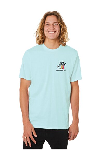 ESQUDO Crew Neck Printed Mint Men's T-Shirt Estp0006