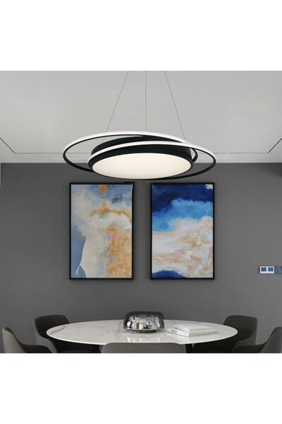 TRİOLUX Led Avize Sarkıt Drum2belt Tra36504s 78*70cm Boya:antrasit - Işık:300...