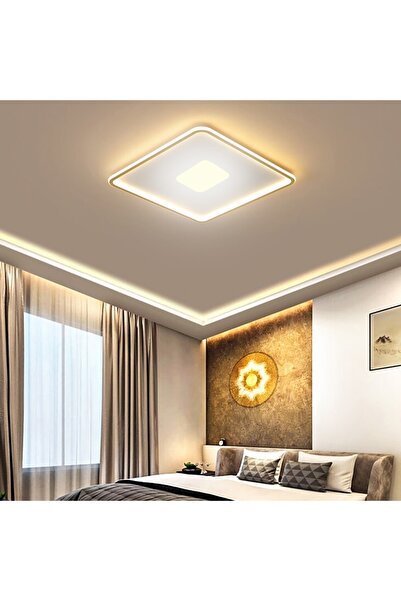 TRİOLUX Led Avize Plafonyer Basıs Tr2a010c 80*80cm Boya:antrasit - Işık:6500k...