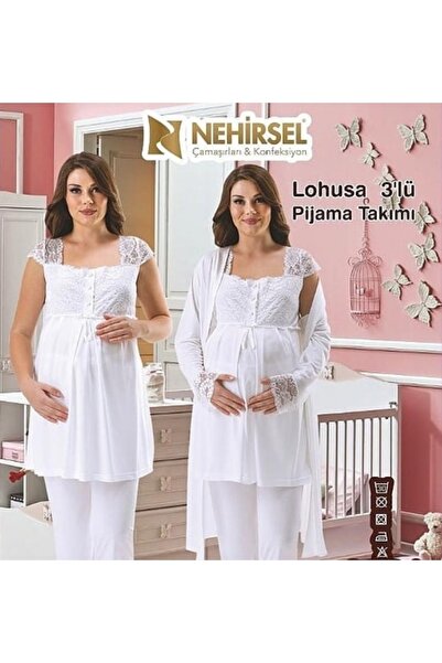 Duchesse 2096 Maternity 3-Piece Pajama Set