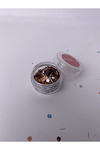 HillsButik Hills’b 06 Magical Mix Glitter Turuncu Gri Karışım Pul Pigment