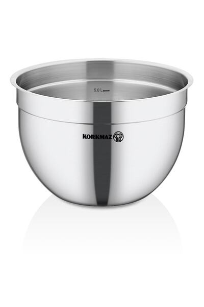 KORKMAZ Pro 28x17 cm Paslanmaz Çelik Gıda Hazırlama Kabı =orjinal=