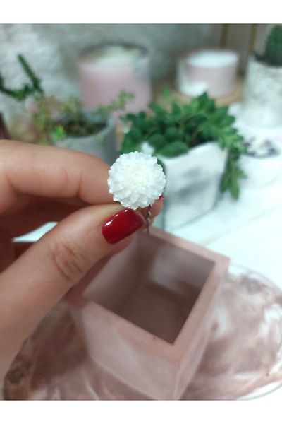 Eva Flore 3 Pieces White Flower Patterned Hairpin Wire Clasp - Mini Bridal Hair Accessory, Promise, Wedding Bun Clip