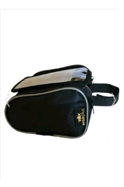 ERSEPLUS Bisiklet Heybe Çantası Kadro Üstü 6 Inç Telefonlu Siyah-gri