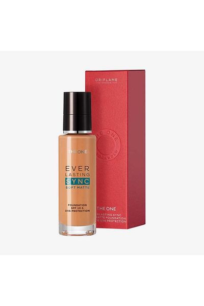 Oriflame The One Everlasting Sync Soft 12 Hours Lasting Matte Foundation-sun Beige Warm