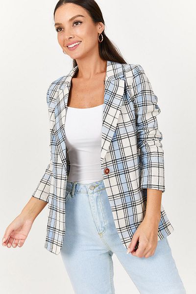 armonika Blazer - Blau - Regular Fit