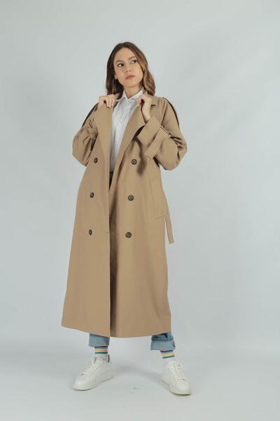 SahraAfra Nidal Trench Coat