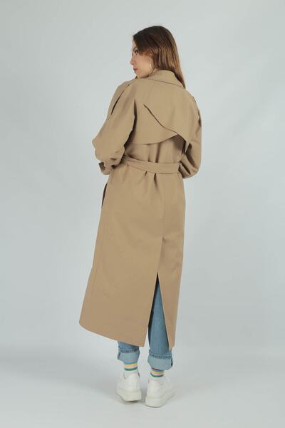 SahraAfra Nidal Trench Coat