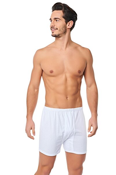 Seher Yıldızı Erkek Beyaz Penye Arjantin Boxer 6 Adet