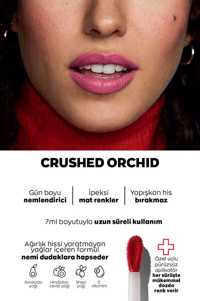 AVON Ultra Likit Mat Ruj Crushed Orchid