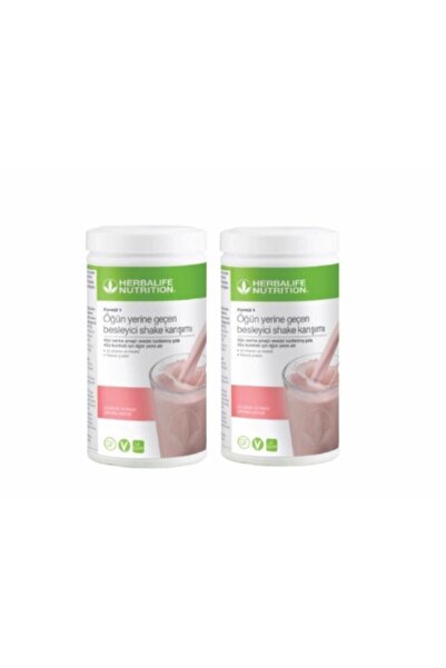 Herbalife 2 Adet Beyaz Çikolata Ahududu Aromalı Shake