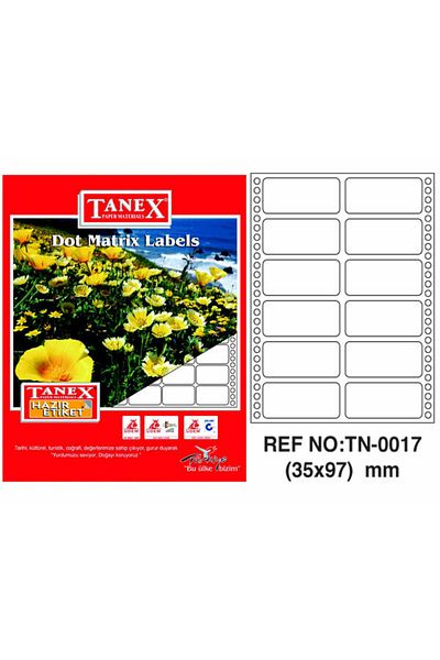 Tanex Tn-0017 35x97 Etichetă în formă continuă 0095