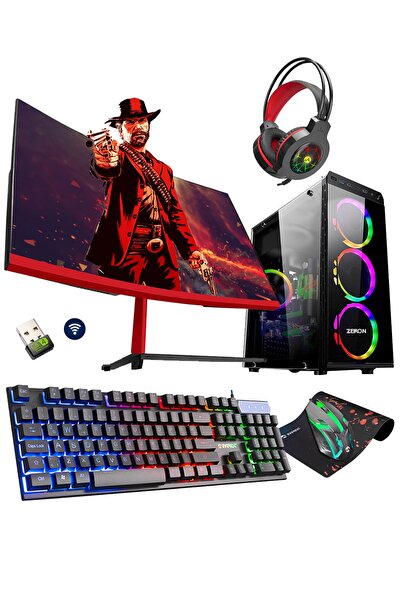 Zeiron Nfx55 I5-10400f 16gb 256gb M.2 Ssd 1tb Gtx1650 24" 165hz Oyuncu Masaüs...