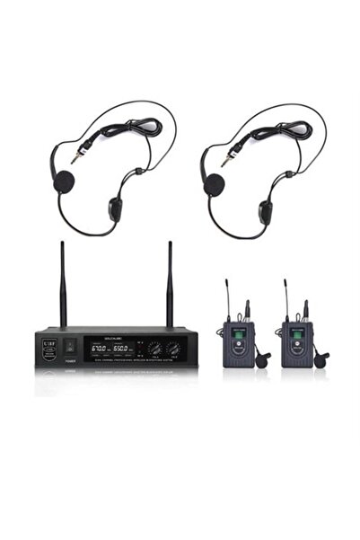 Gold Audio U-626hh - 16 Kanal Çiftli Kablosuz Kafa Mikrofon