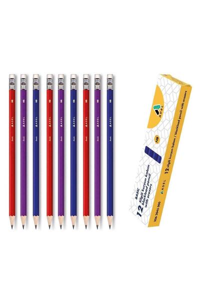 Adel Basic Silgili Kurşun Kalem 12 Li Kutu (2062045000)