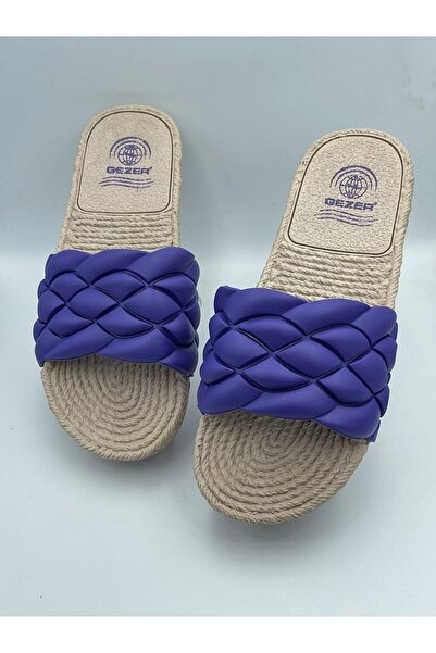 GEZER Deniz Plaj Havuz Bahçe Ev Içi Kullanımına Uygun Kaydırmaz Taban Terlik