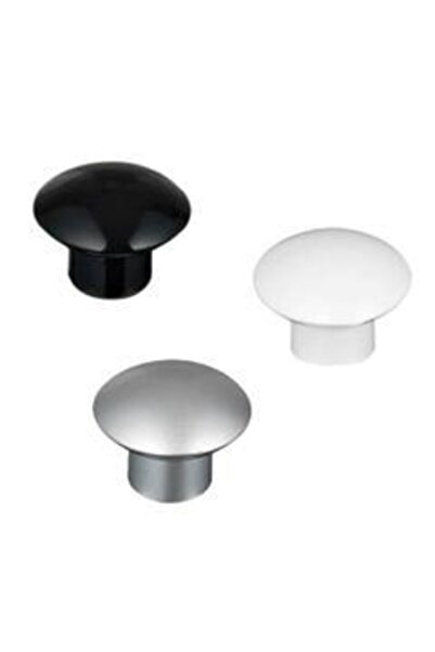 ARON Mother of Pearl Button Handle Glossy Black Kids Room Drawer Furniture Cabinet Handle (20 PCS)