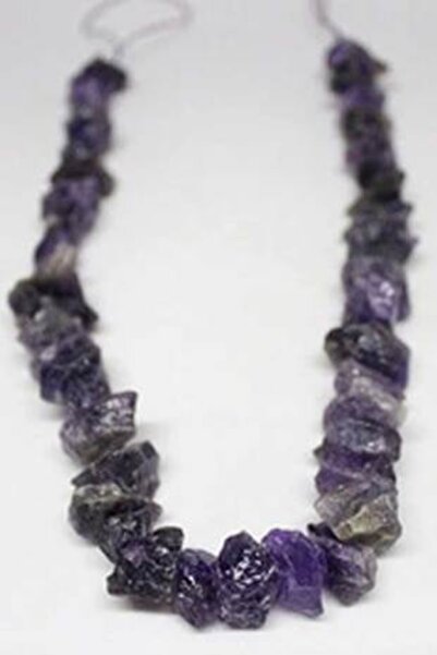 Yasamtohumu حجر الجمشت خام لون غامق قطع/2 قطعة