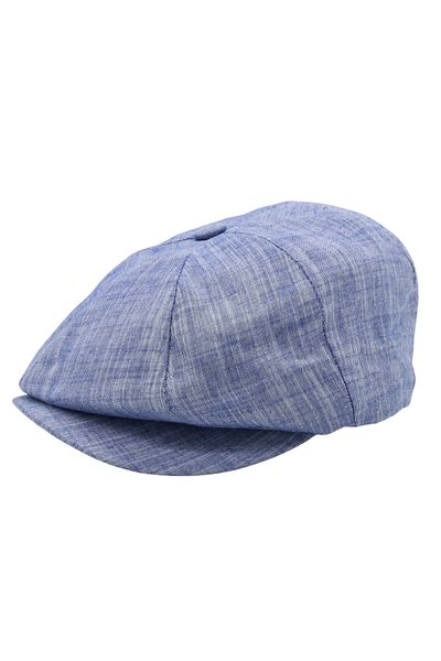 Yılmazel Summer 8 Piece Cap English Peaky Blinders, david Becham, gatsby, Linen Fabric
