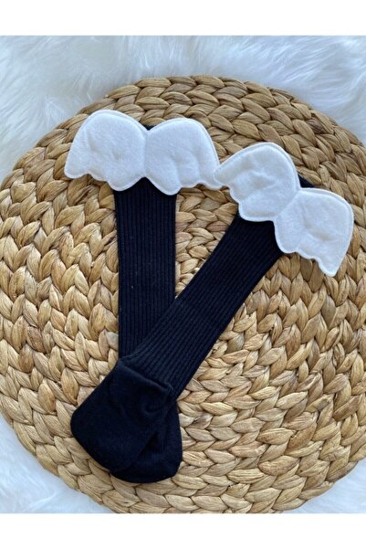 Generic Brand 0-2 Years Below Knee Angel Wing Socks