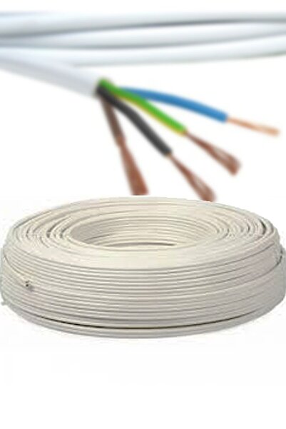 Enet Aydınlatma Elektrik Kablosu 2x0.75 Beyaz Kordon Cca *200mt*
