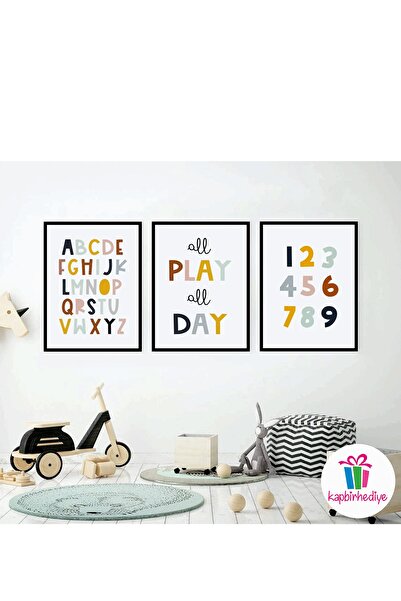 Kapbirhediye Çocuk Odası Dekoratif Mdf Duvar Tablo 2
