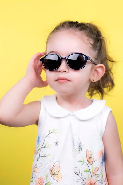 LUNOX Navy Blue Polarized Children's Sunglasses Kids (2-5) Years Alp-ks001