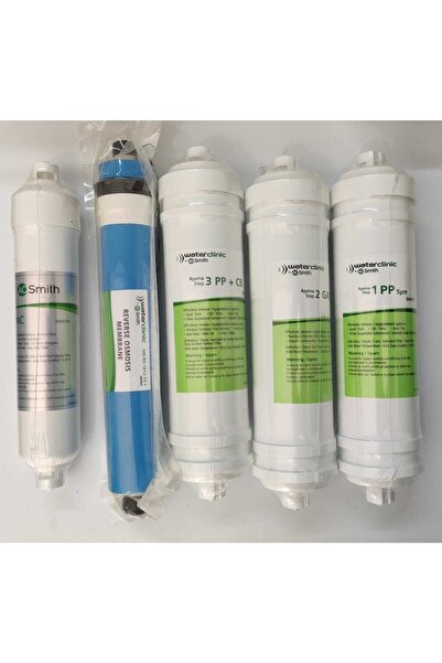 A.O. Smith Lotus 75 Tc Ve Lotus 75 M Filtre Takımı 1-2-3-4-5. Aşamalar