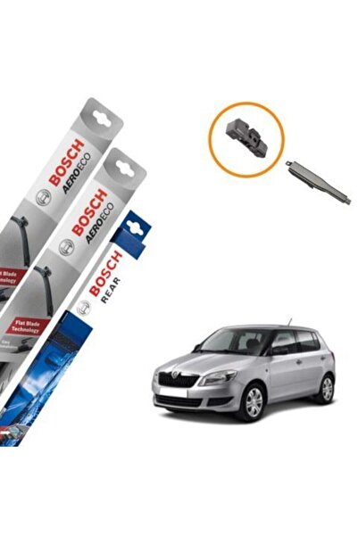 Bosch Skoda Fabia Muz Silecek Takımı Ön Arka Aeroeco 2006-2013