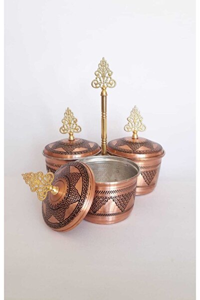 Hayal Dekorasyon Decorative Copper Spice Rack, Authentic Kitchen Decor, Gift