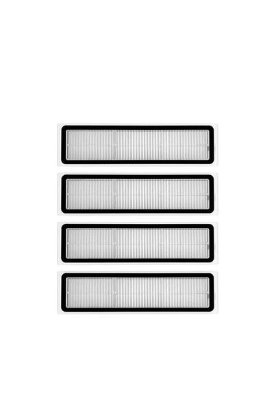 robotyedek Dreame L10 Black Compatible Replacement Hepa Filter-4 Pieces