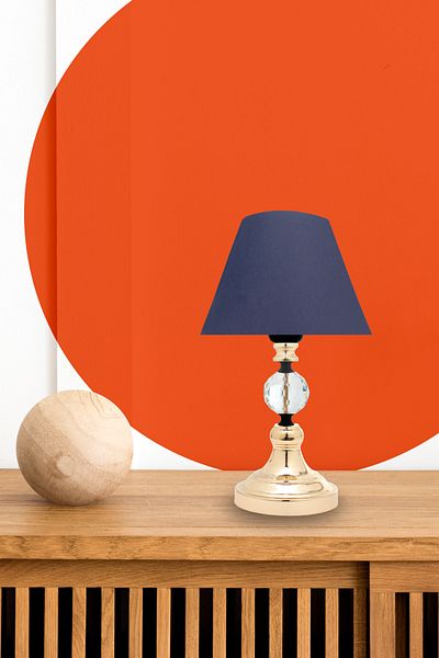 MINIMAL ETICARET VE BILGI TEKNOLOJILERI Omega Crystal Gold Cone Mini Lampshade