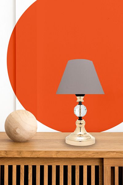 MINIMAL ETICARET VE BILGI TEKNOLOJILERI Omega Crystal Gold Cone Mini Lampshade