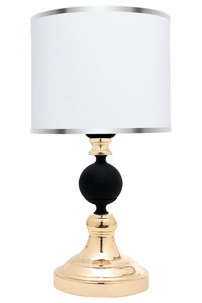 MINIMAL ETICARET VE BILGI TEKNOLOJILERI Omega Contrast Black - Gold Mini Lampshade
