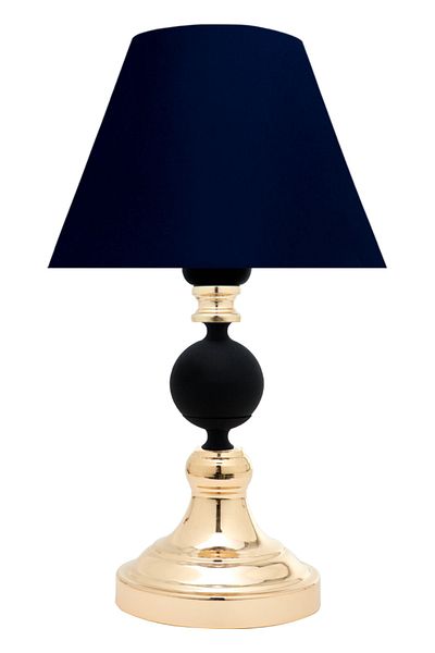 MINIMAL ETICARET VE BILGI TEKNOLOJILERI Omega Contrast Black - Gold Cone Mini Lampshade