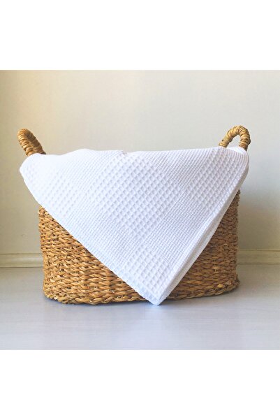 Lief Home بطانية بيكيه منقوشة بالوافل| 100x115