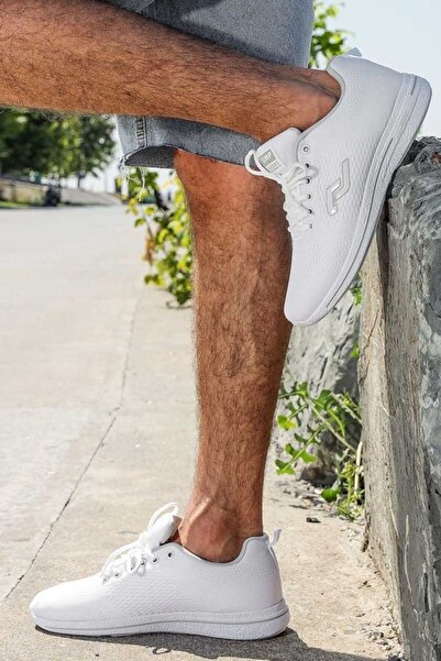 Jump 24937 / 24938 Γυναικεία - Ανδρικά Λευκά Αθλητικά Παπούτσια Unisex Ανατομικά Καθημερινά Αθλητικά Παπούτσια Unisex 36/45 -a