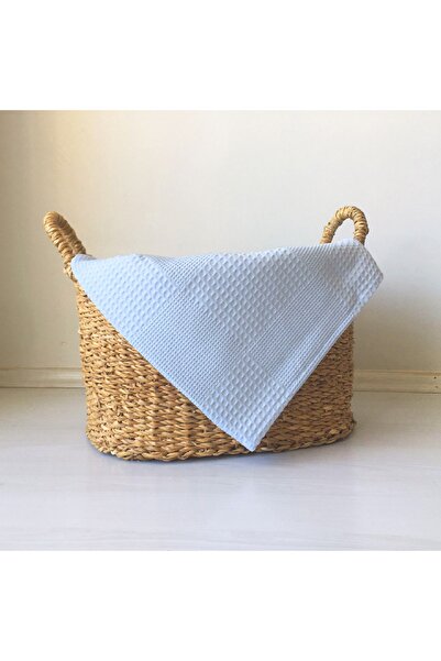 Lief Home بطانية بيكيه منقوشة بالوافل| 100x115