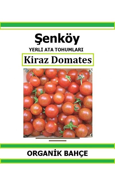 Şenköy Yerli Kiraz Domates Tohumu Doğal Ata Tohum Pakette 20 Tohum Hediye Seb...