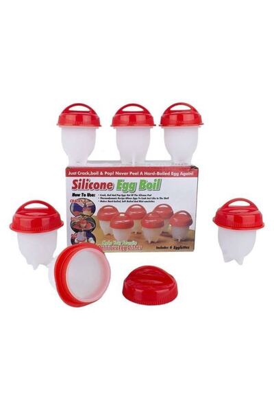 Xnews Silikon Yumurta Haşlama Kabı 6lı Set-