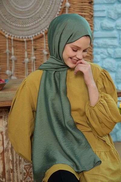 Şalland Silk Jazz Mint Green