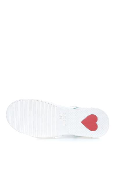 Love Moschino Beyaz - Yeşil Kadın Sneaker Ja15655g0e